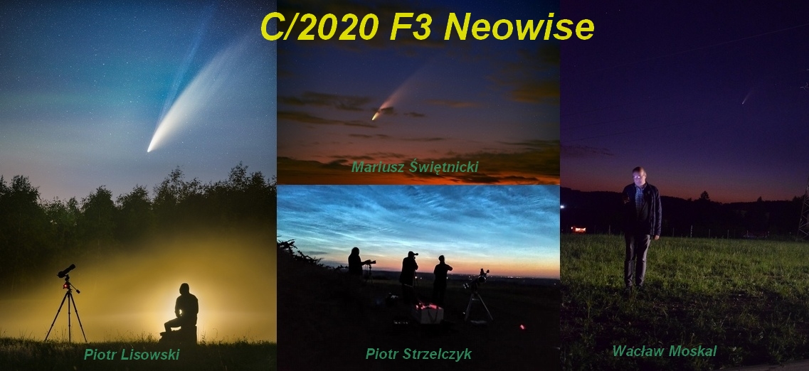 Zdjęcia komety C/2020 F3 Neowise