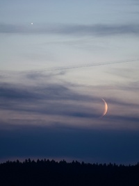 Wenus i Księżyc