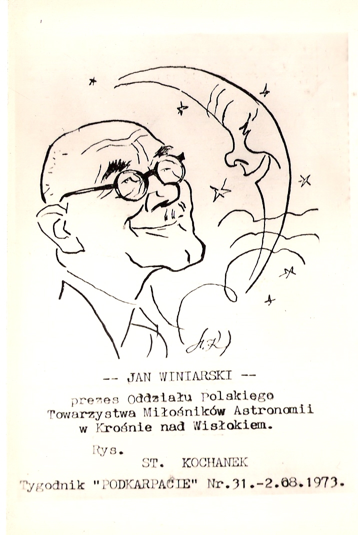 Jan Winiarski - karykatura  St. Kochanka